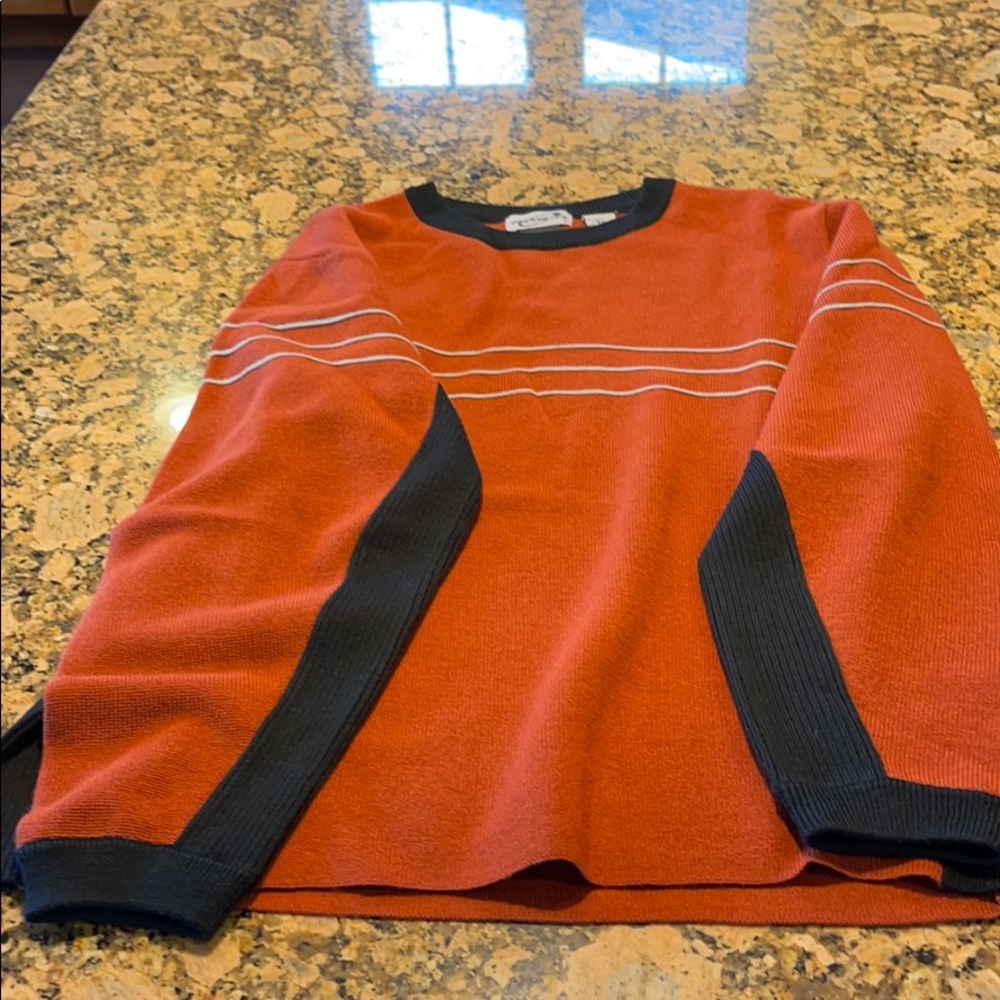 Obermeyer | Rust & Black Ski Sweater awesome